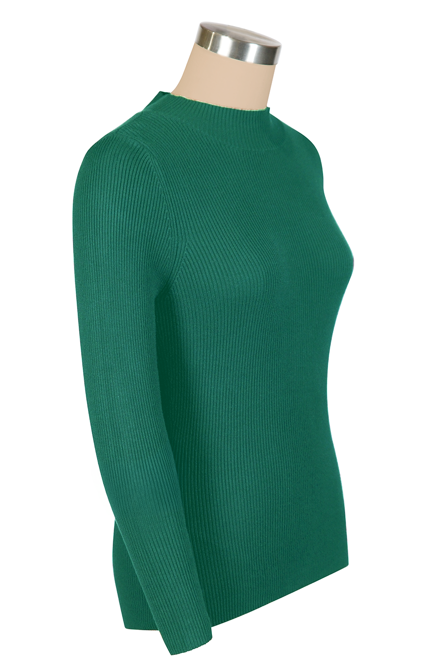TurtleNeck Knit Top (Green)