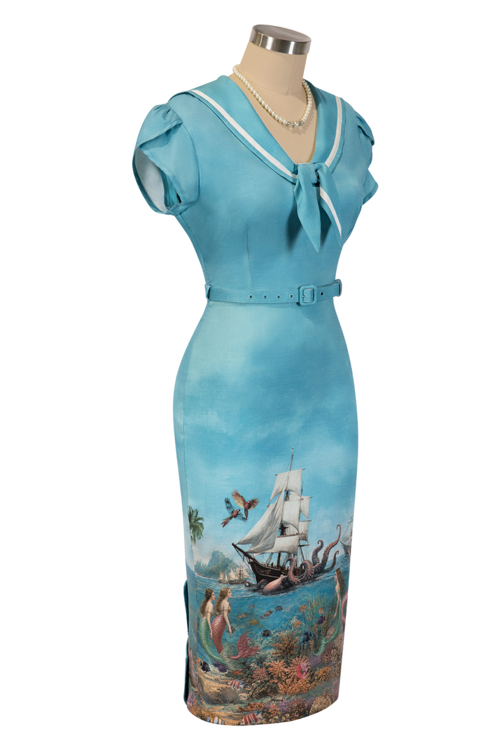 Mermaid and The Monster Wiggle Dress (Print)