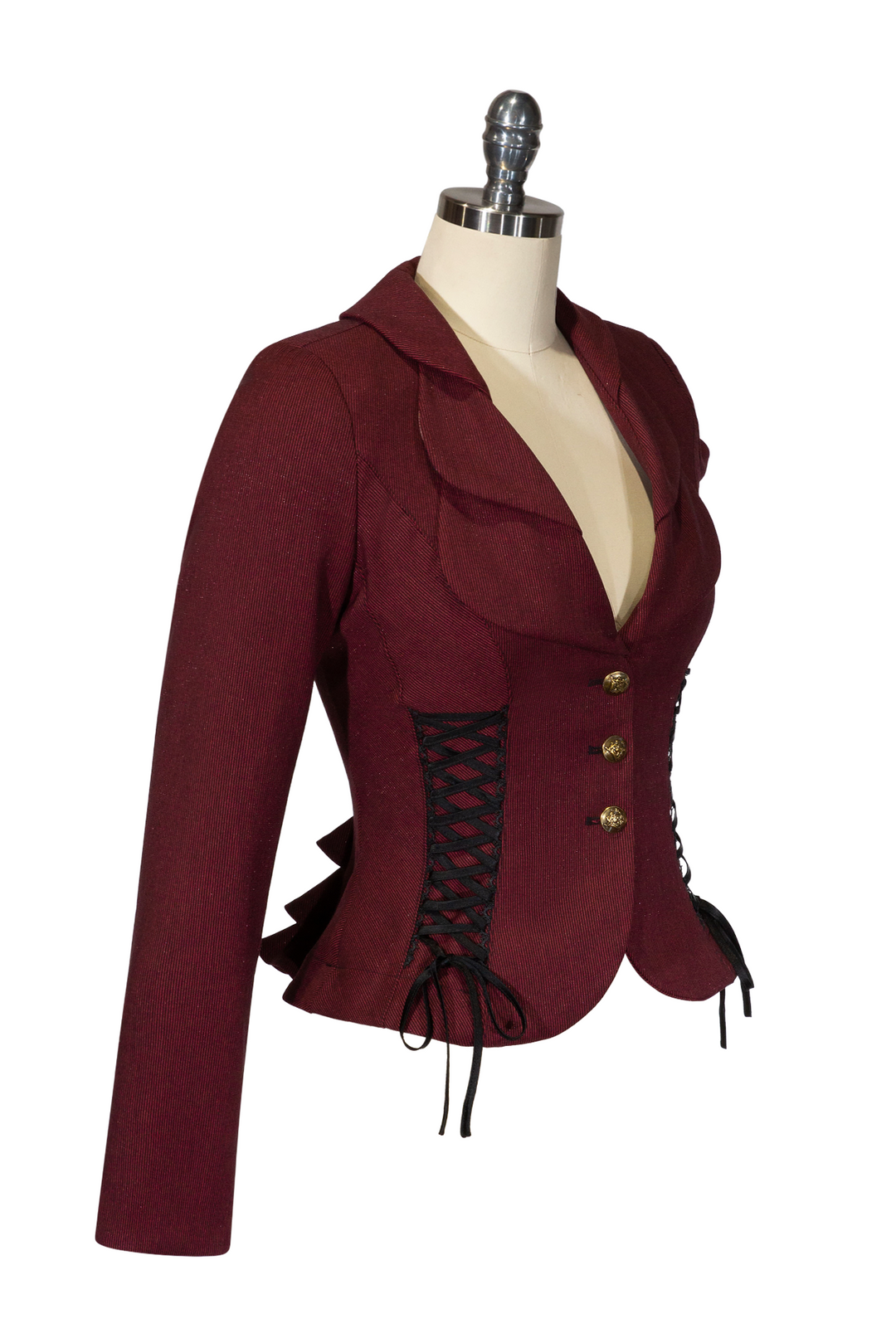 Capone Lace Up Jacket - Kitten D'Amour