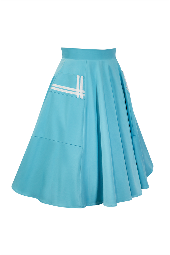 Mermaid and The Monster Classic Full Skirt (Blue)