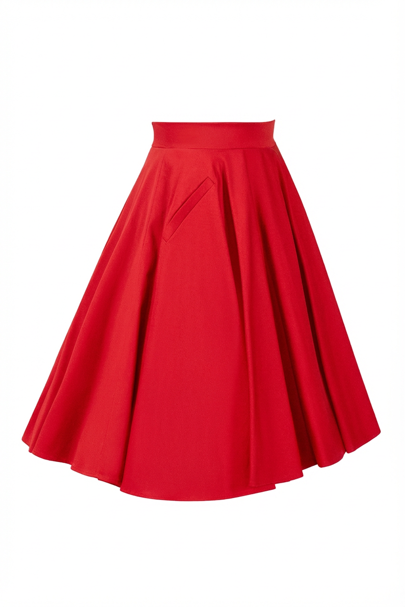 Dottie Darling Skirt (Red)