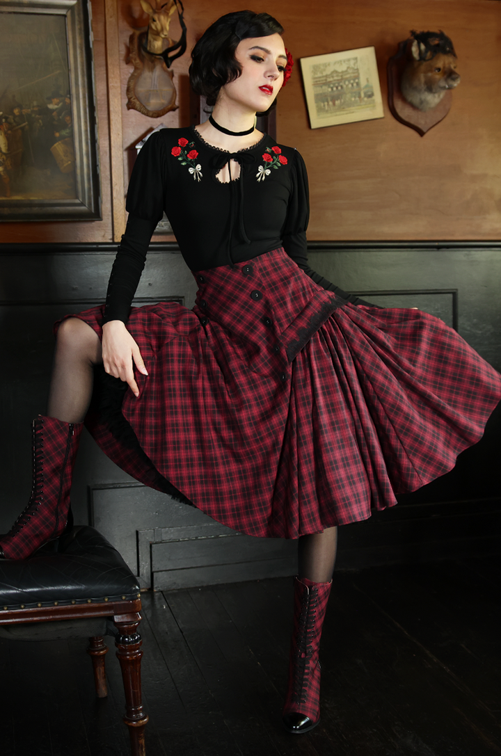 Rouge Noir Rose Top