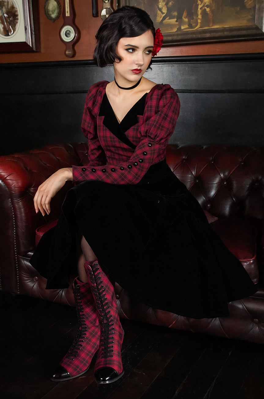 Rouge Noir Victoriana Boot