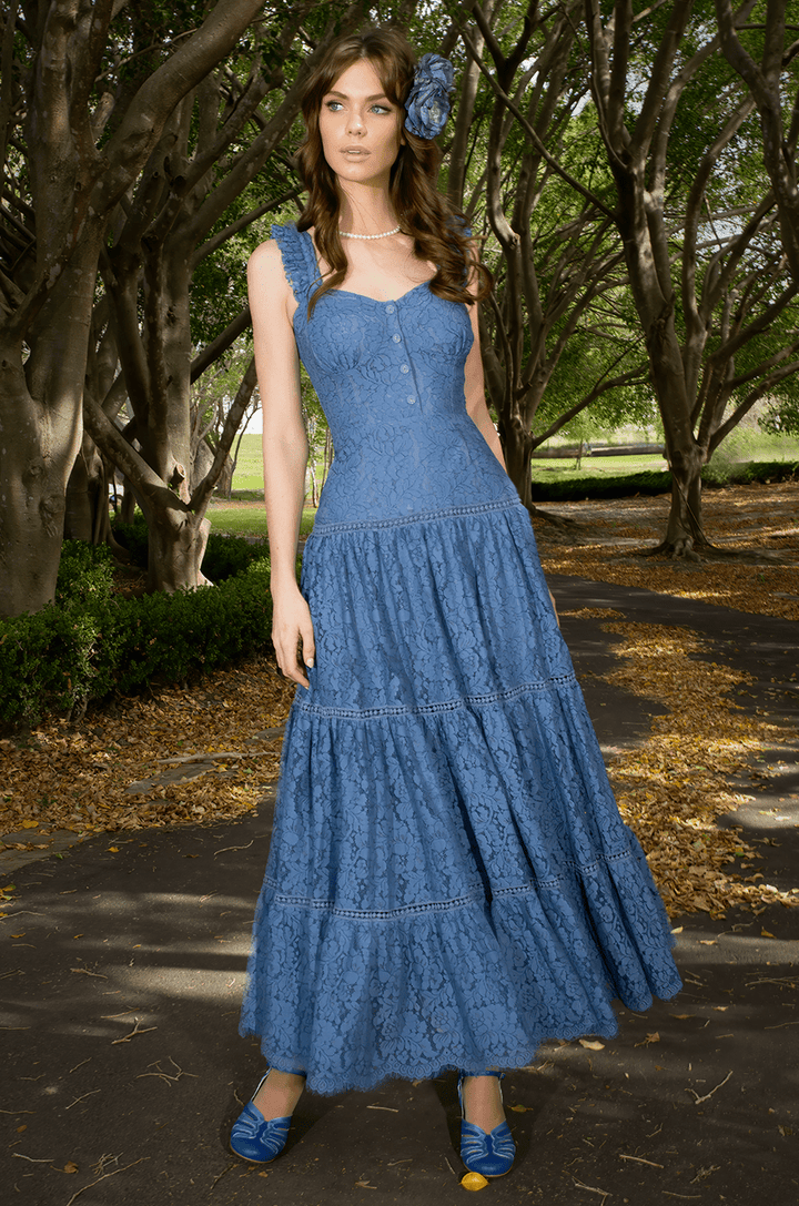 La Luna Lace Maxi Dress - Kitten D'Amour