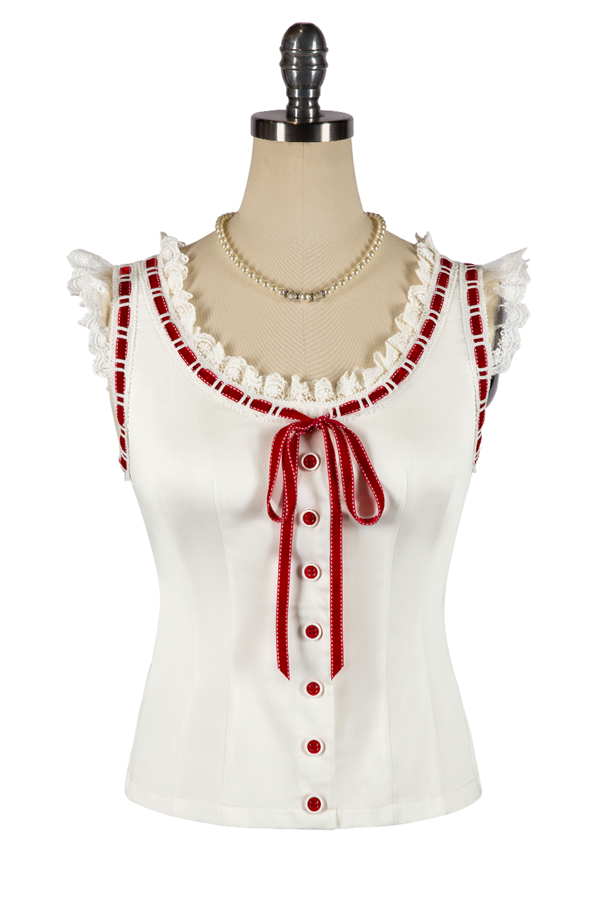 Joie De Vivre Button Front Classic Camisole - Kitten D'Amour