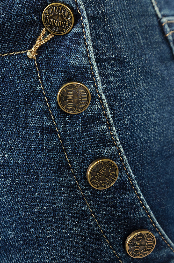 Brooklyn Wide Leg Jean (Dark Denim)