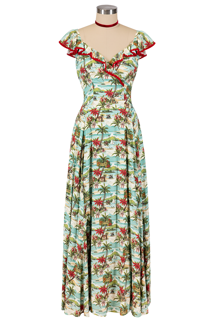 Tiki Island Maxi Dress