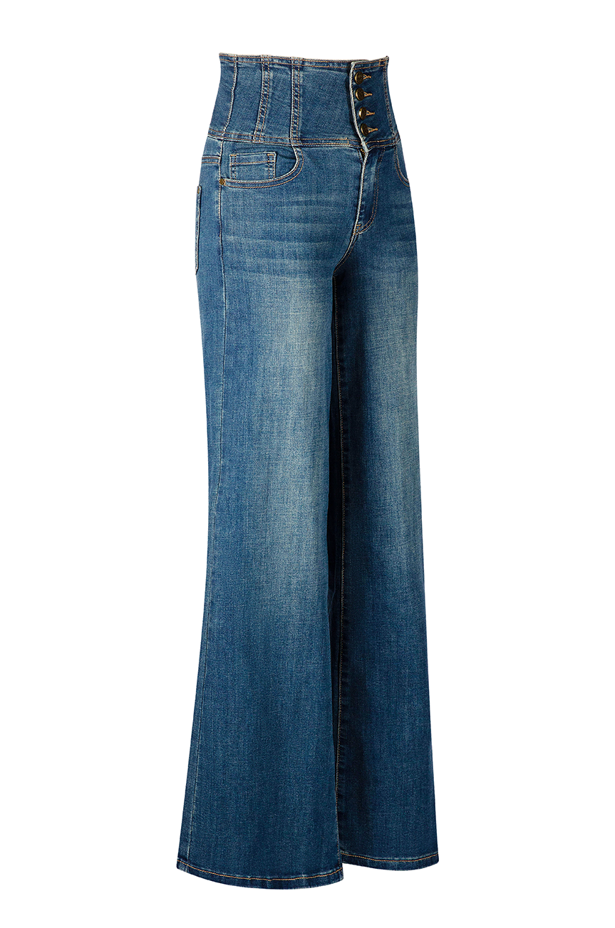 Vegas Wide Leg Denim Jean