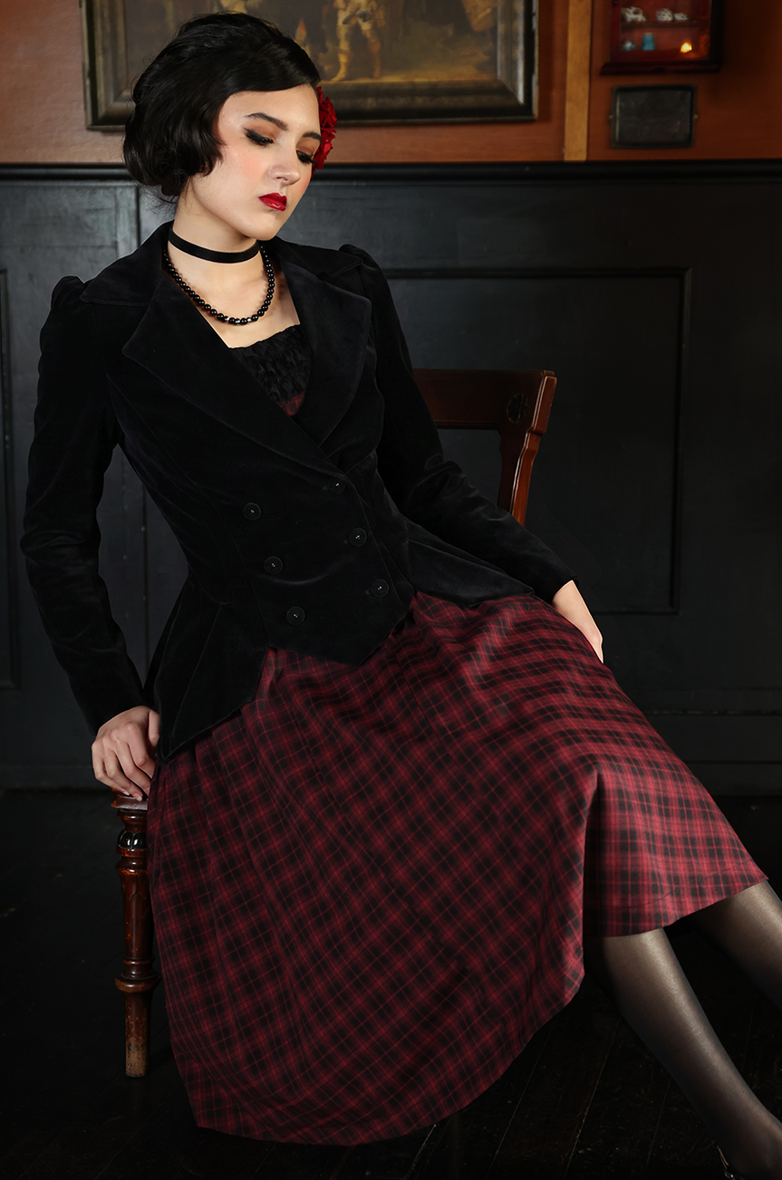 Rouge Noir Velvet Jacket