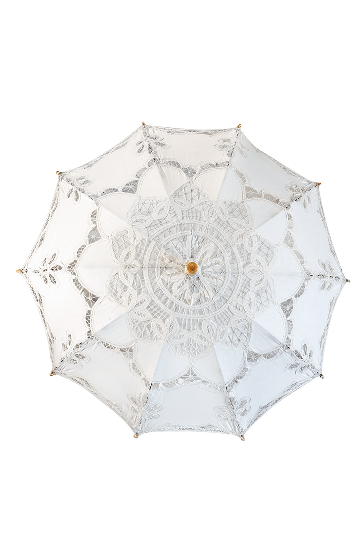 D'Amour Parasol (White) - Kitten D'Amour