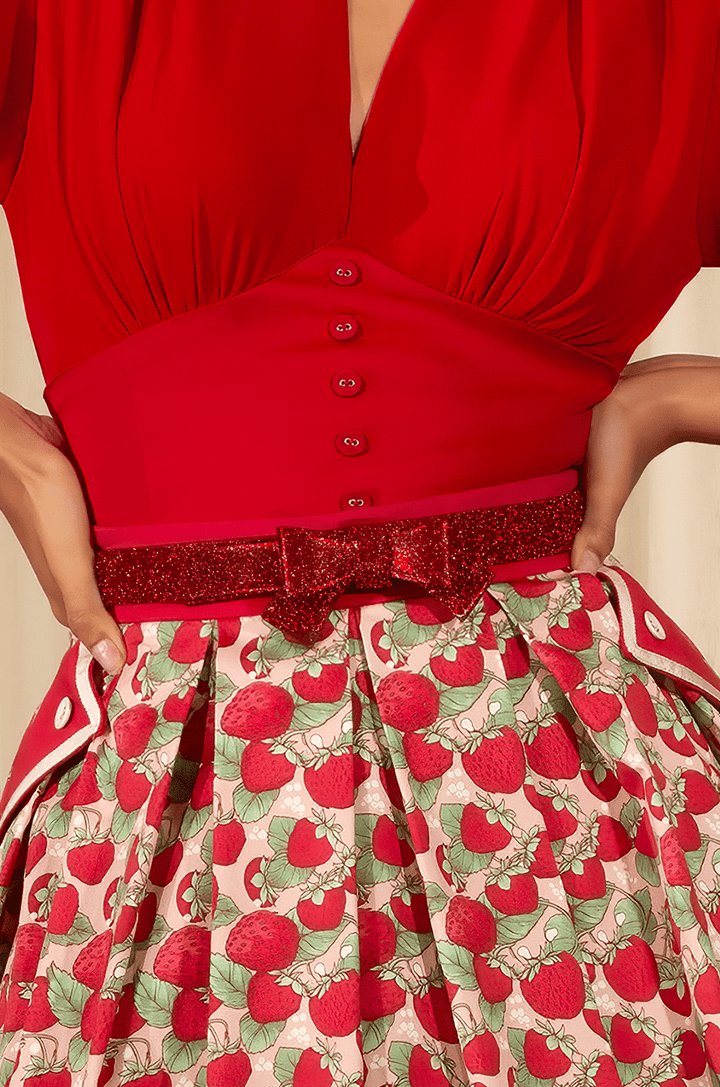 Beauty School Fairy Dust Belt (Red) - Kitten D'Amour