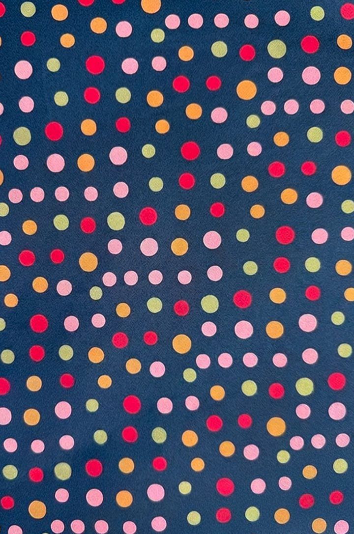 Fiorenza Belted Spot Dress