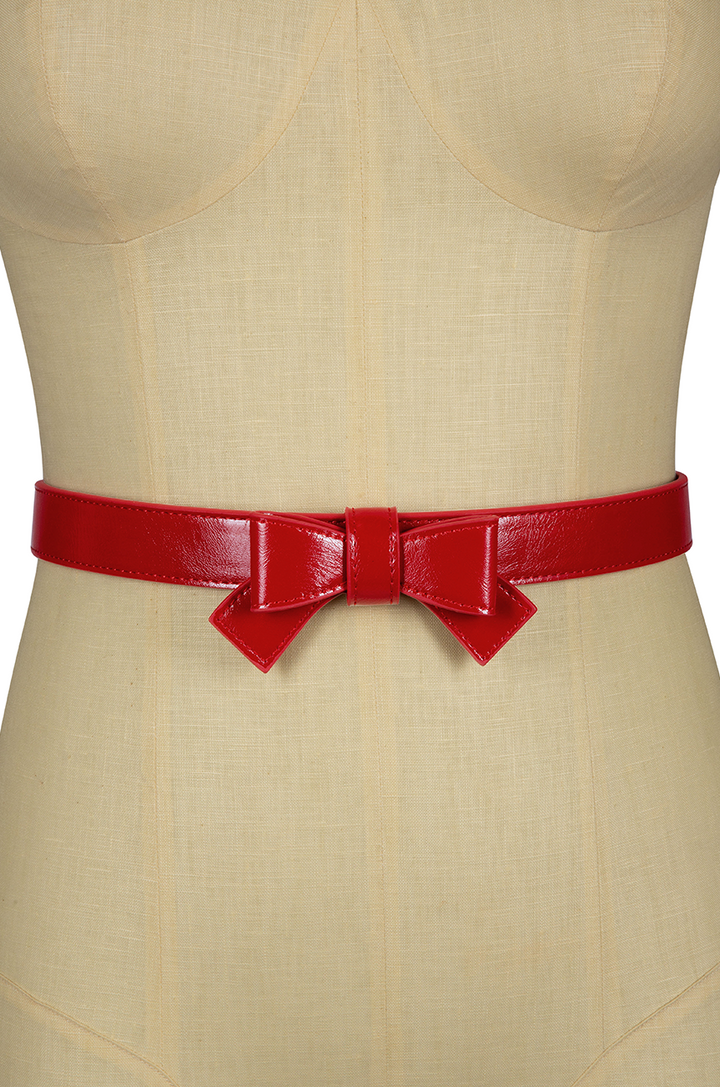 Pretty Kitty Follies Bow Belt (Red)