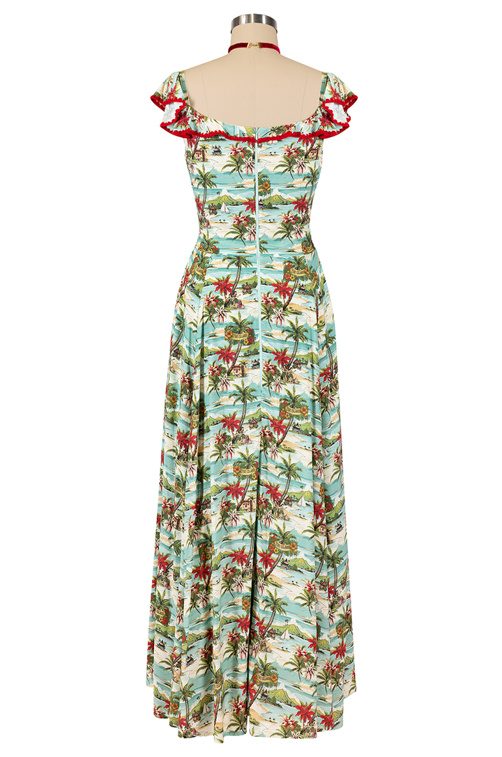 Tiki Island Maxi Dress