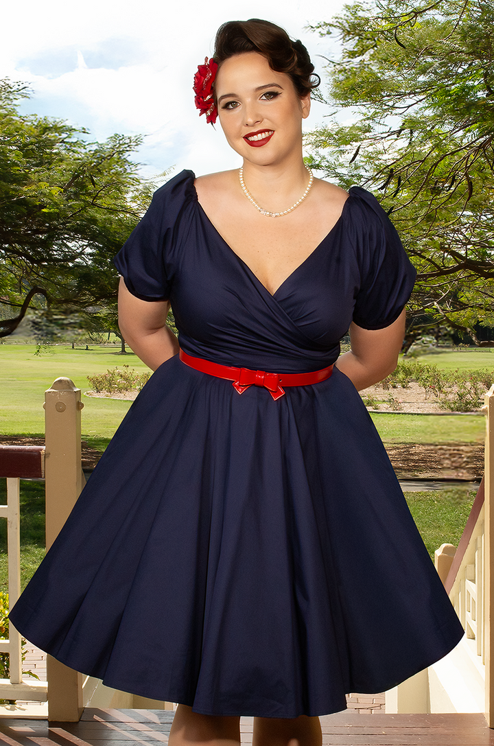 D'Amour Love Note Dress (Navy)