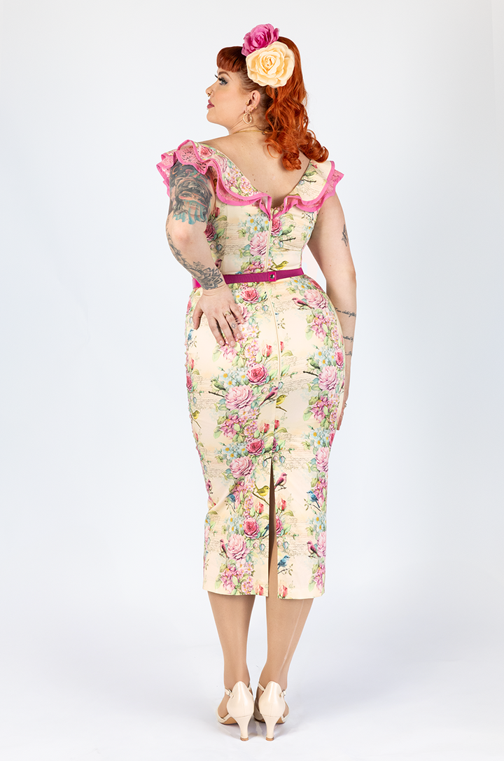 Birdsong Wiggle Dress
