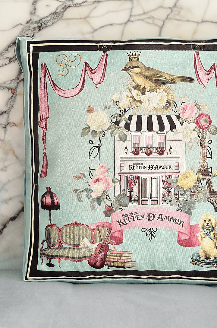 D'Amour Shopfront Canvas Bag - Kitten D'Amour