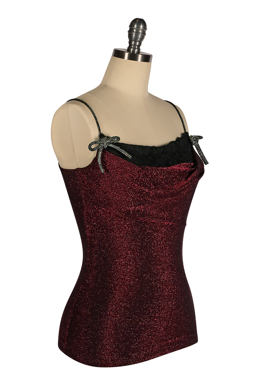 Sunset Strip Cowl Camisole (Red)