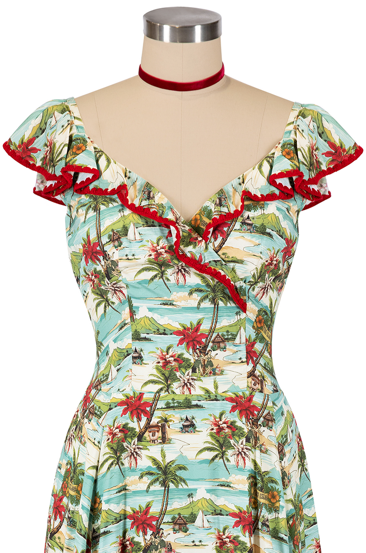 Tiki Island Maxi Dress