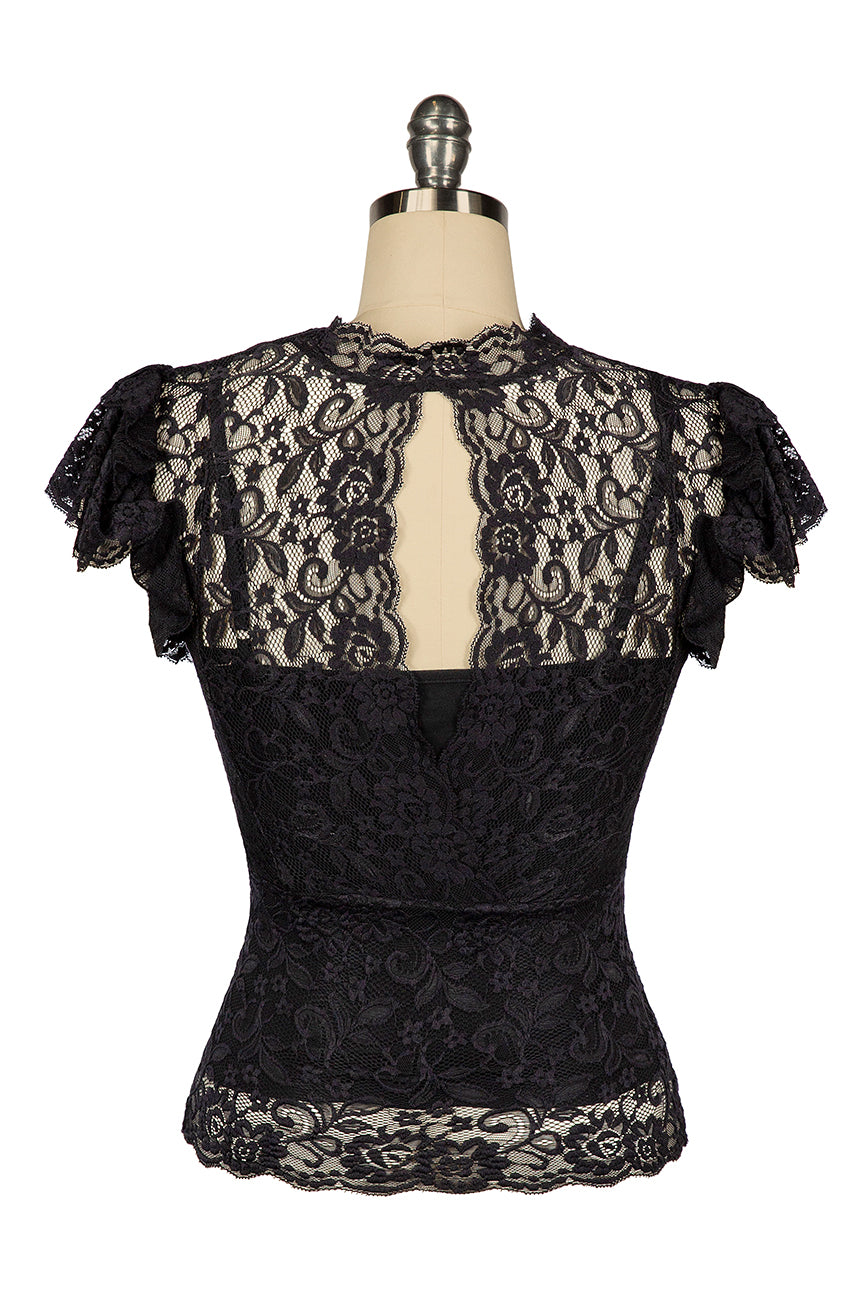 Mayfair Lace Camisole (Black)