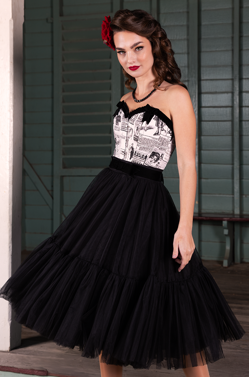 Read All About It Corset (Print)