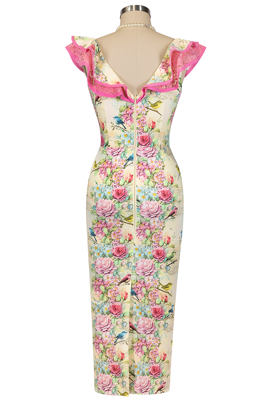 Birdsong Wiggle Dress