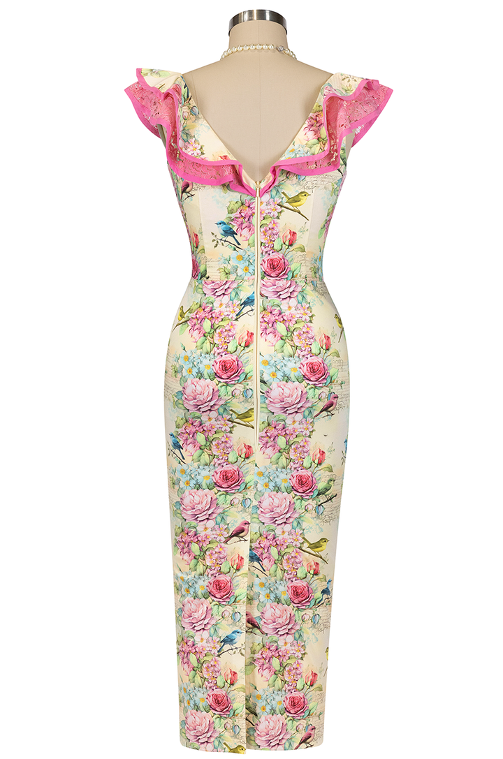 Birdsong Wiggle Dress