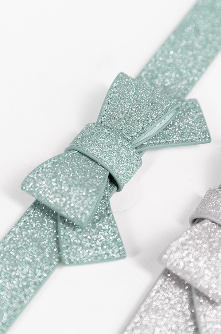 Pretty Kitty Follies Sparkle Bow Belt (Mint)