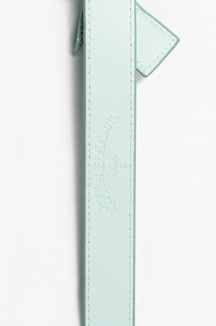 Pretty Kitty Follies Sparkle Bow Belt (Mint)