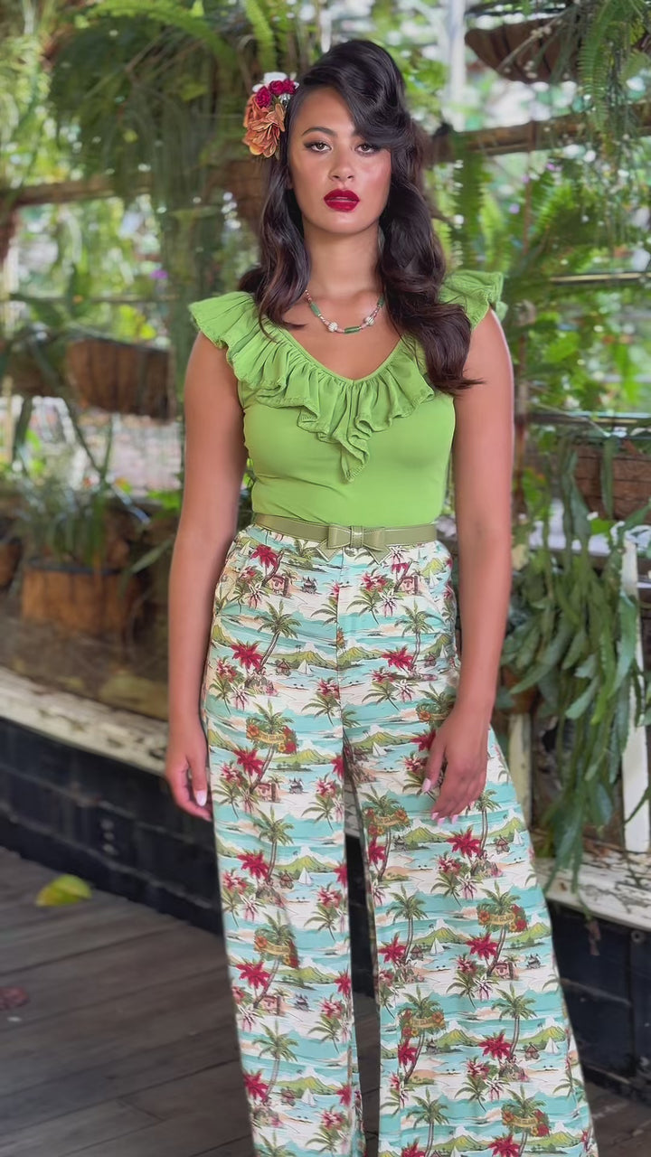 Tiki Island Wide Leg Pant
