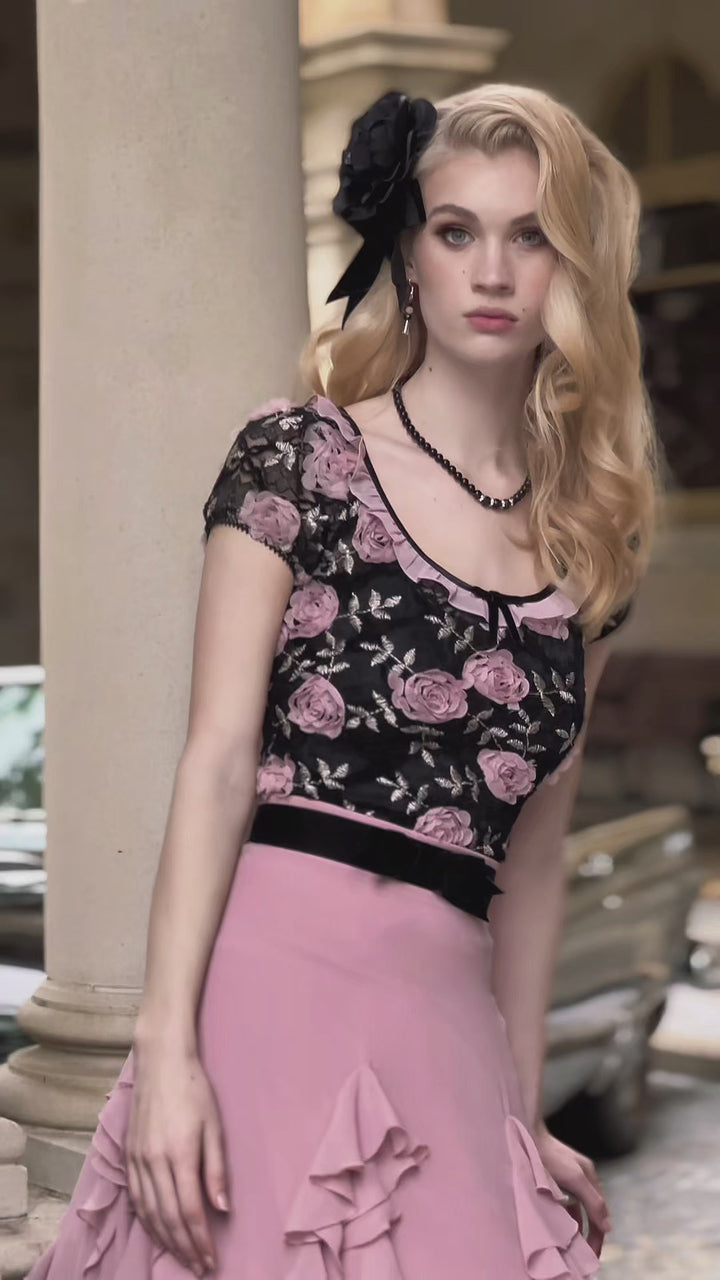 Bombshell Frill Skirt (Pink)