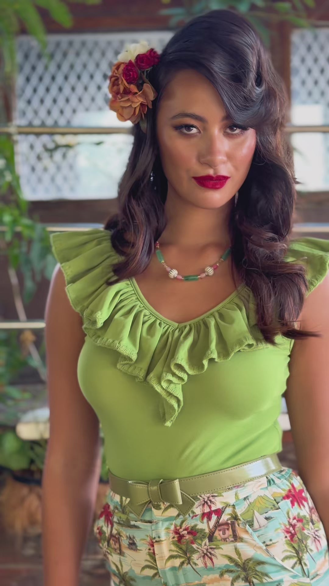 Tiki Island Classic Top (Red)