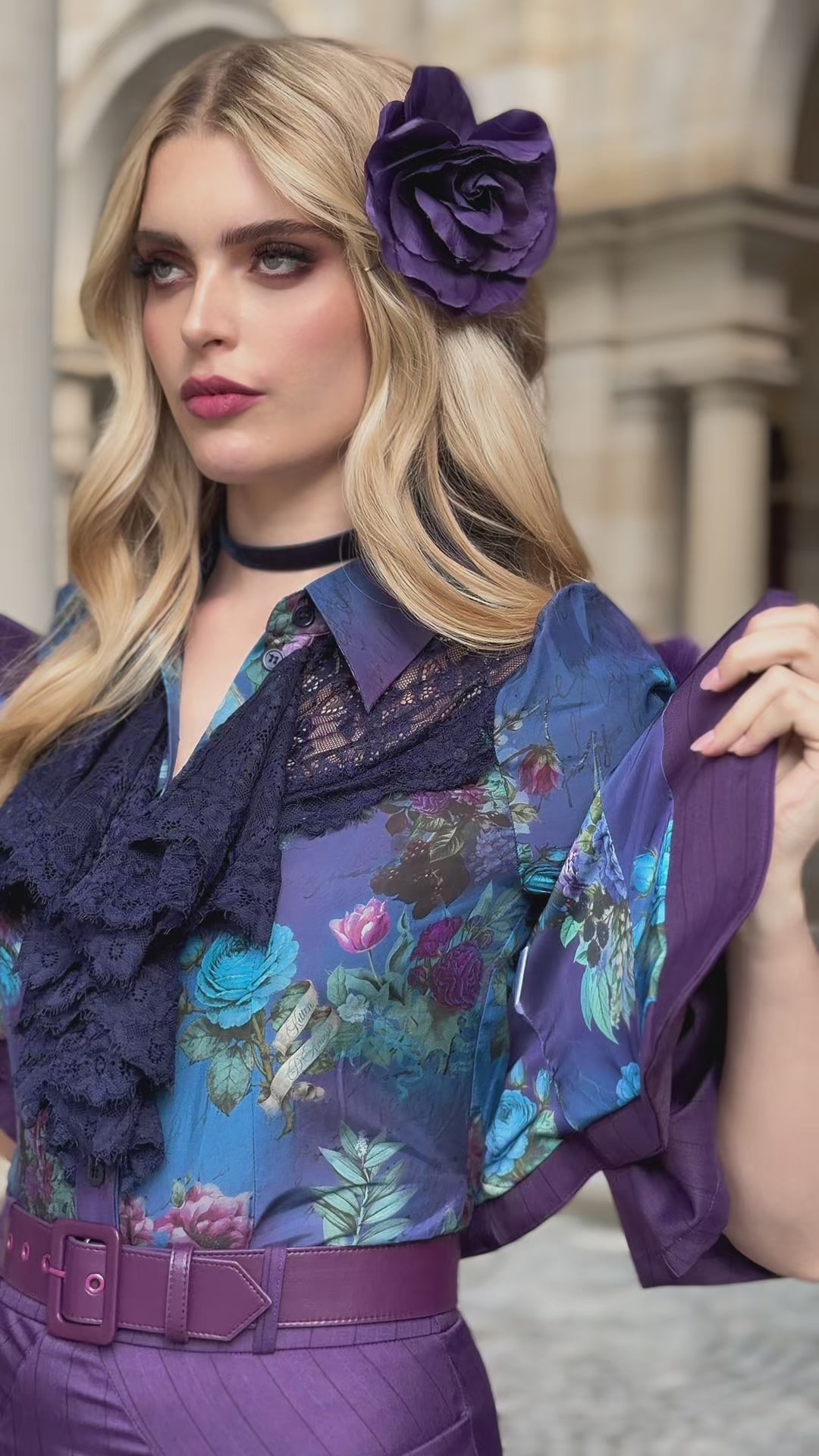 Mon Amour Print Blouse