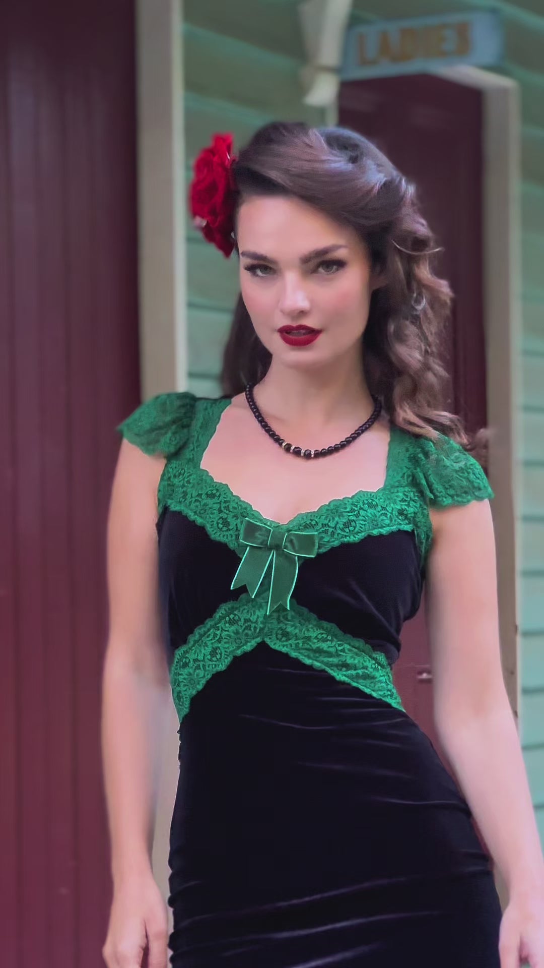 Heirloom Velvet Wiggle Dress