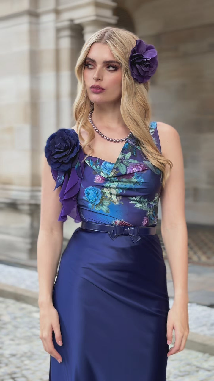 Mon Amour Cowl Top (Print)