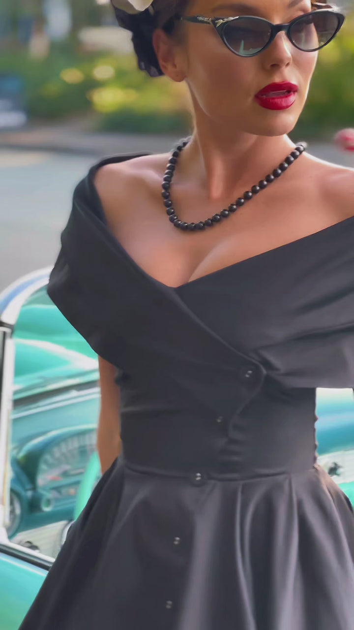 D'Amour L'Avenue 连衣裙（黑色）