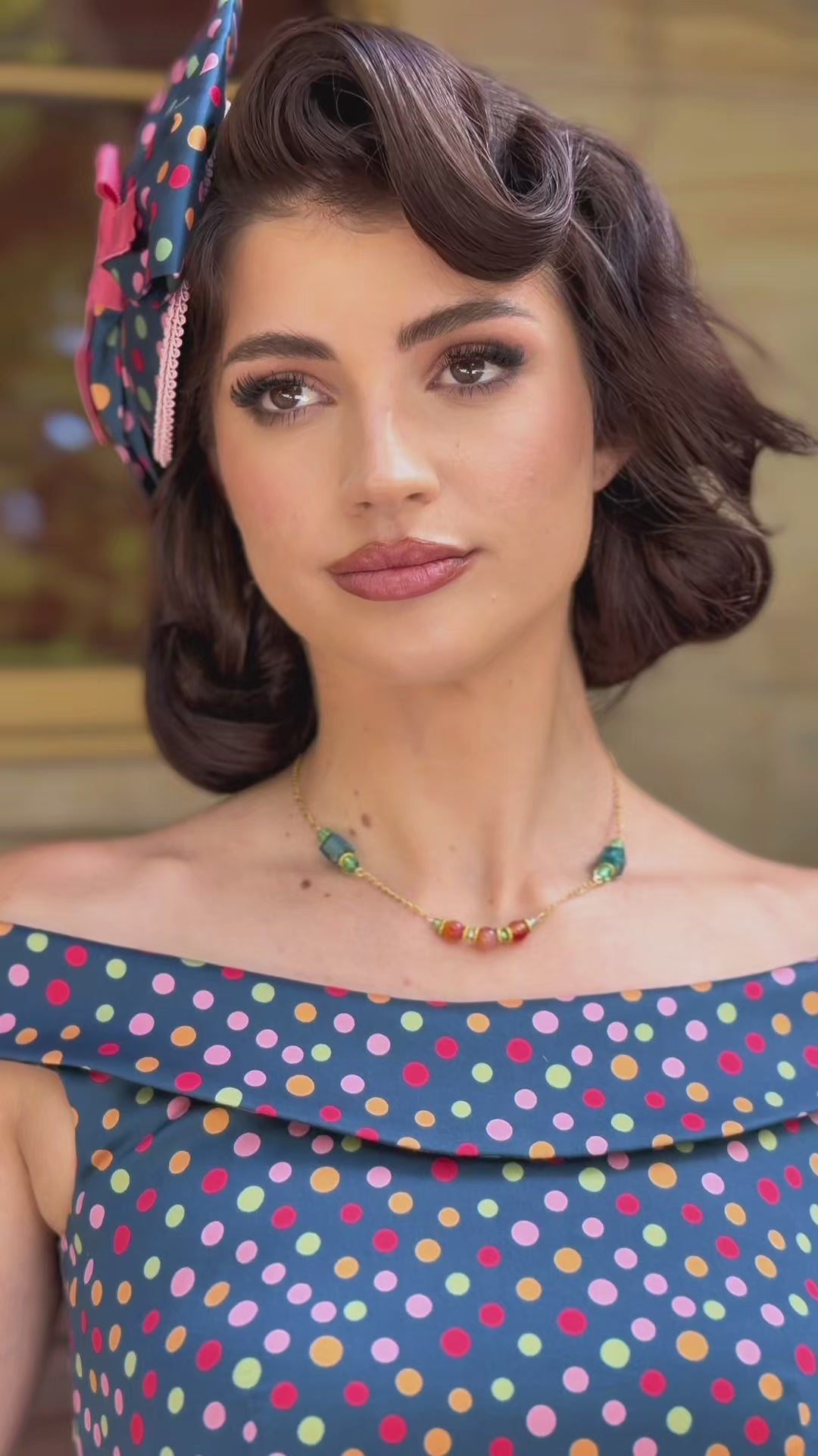 Fiorenza Follies Fascinator (Spot)