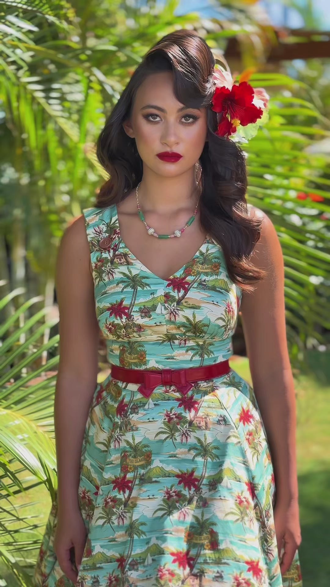 Tiki Island Dress