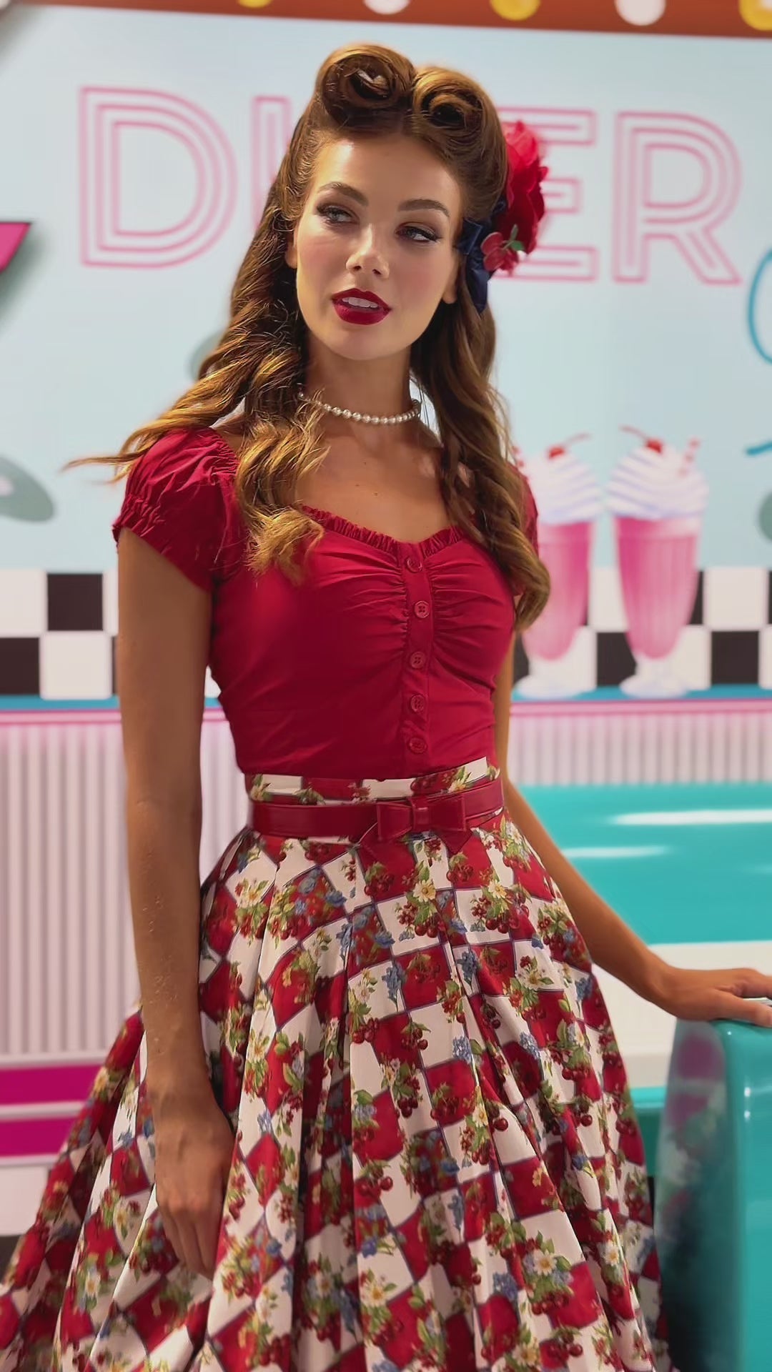 Cherry Bomb Full Skirt