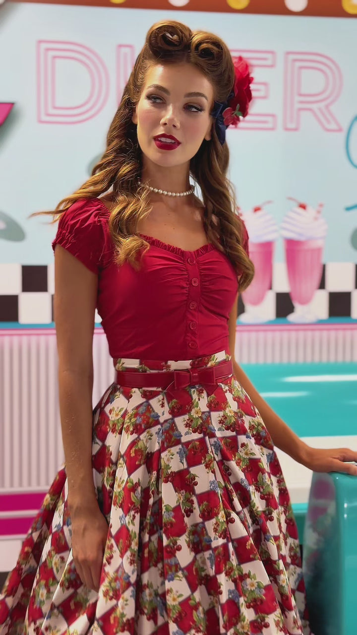 Cherry Bomb Full Skirt