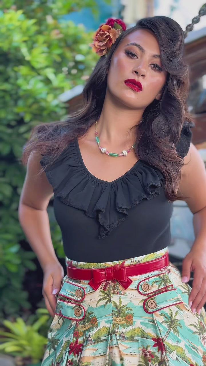 Tiki Island Full Skirt