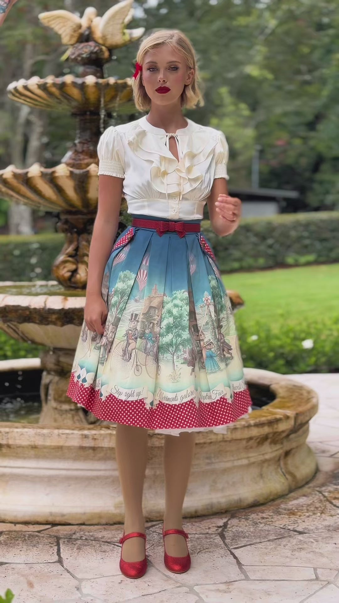 Harptree Village Full Skirt