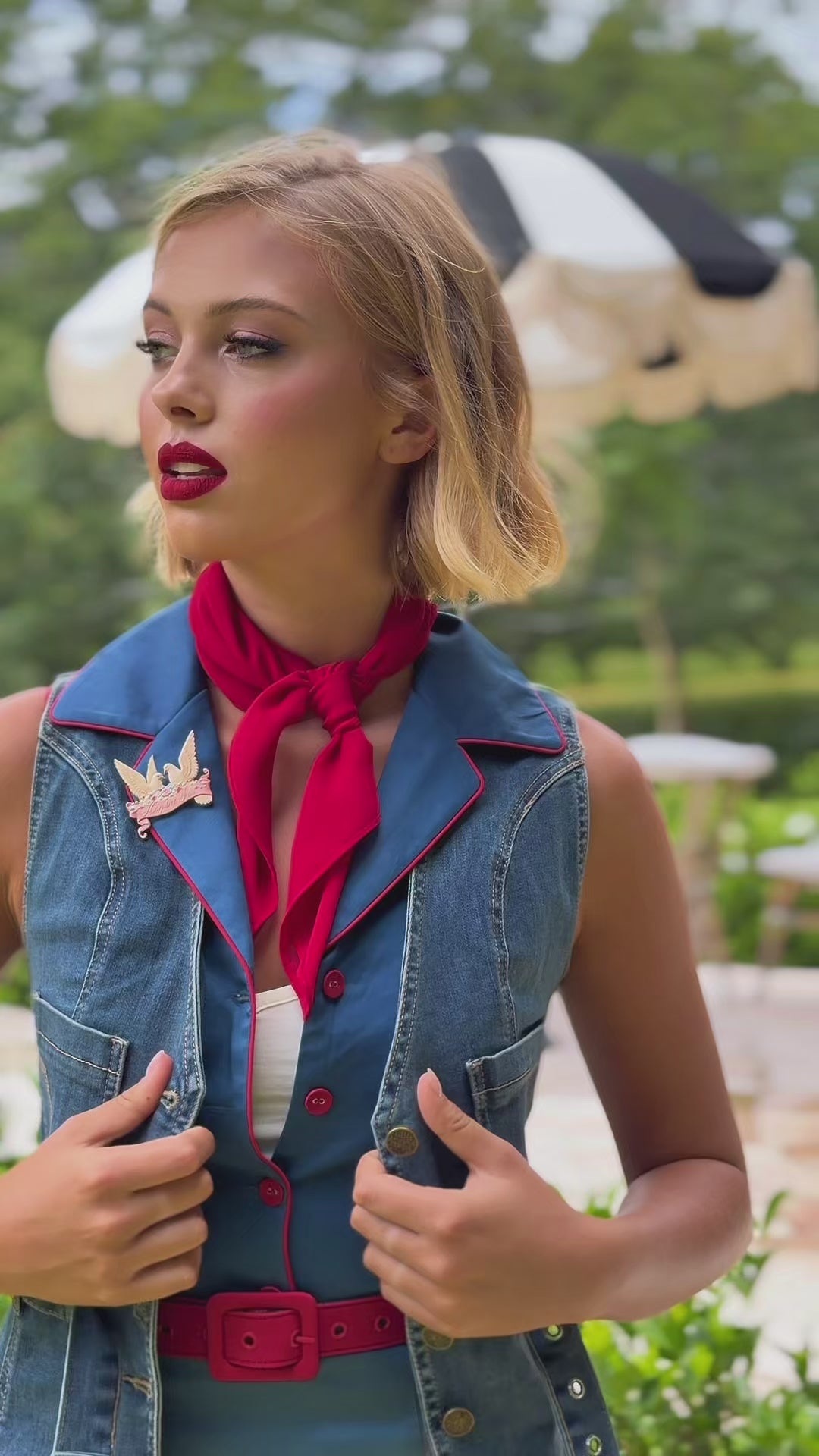 Harptree Village Denim Vest