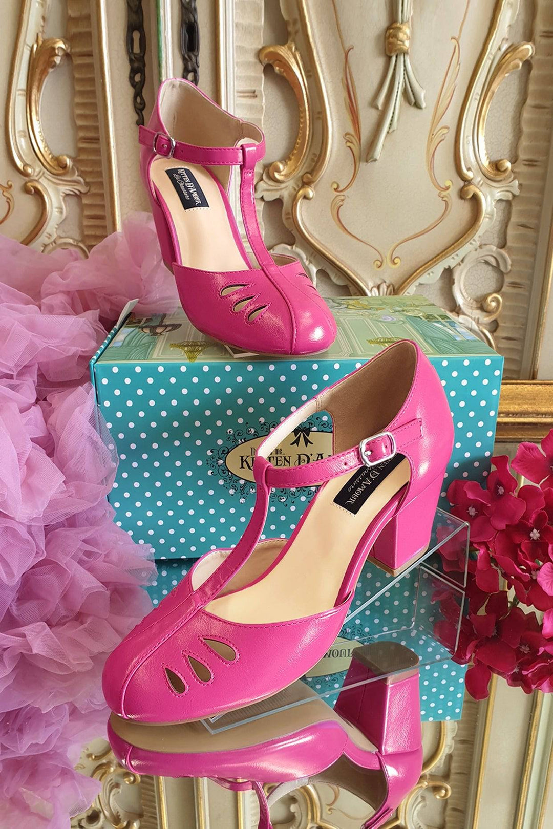 Gatsby Shoe (Pink) - Kitten D'Amour