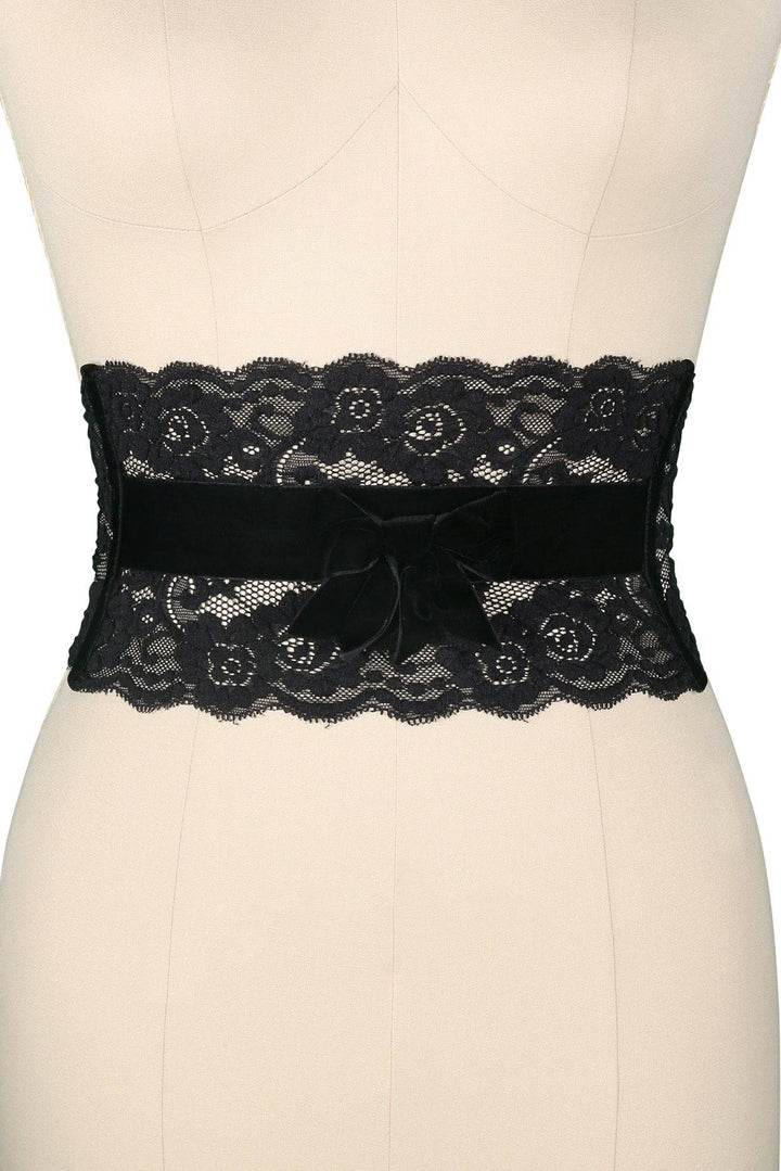 Audrey Lace Belt (Black) - Kitten D'Amour