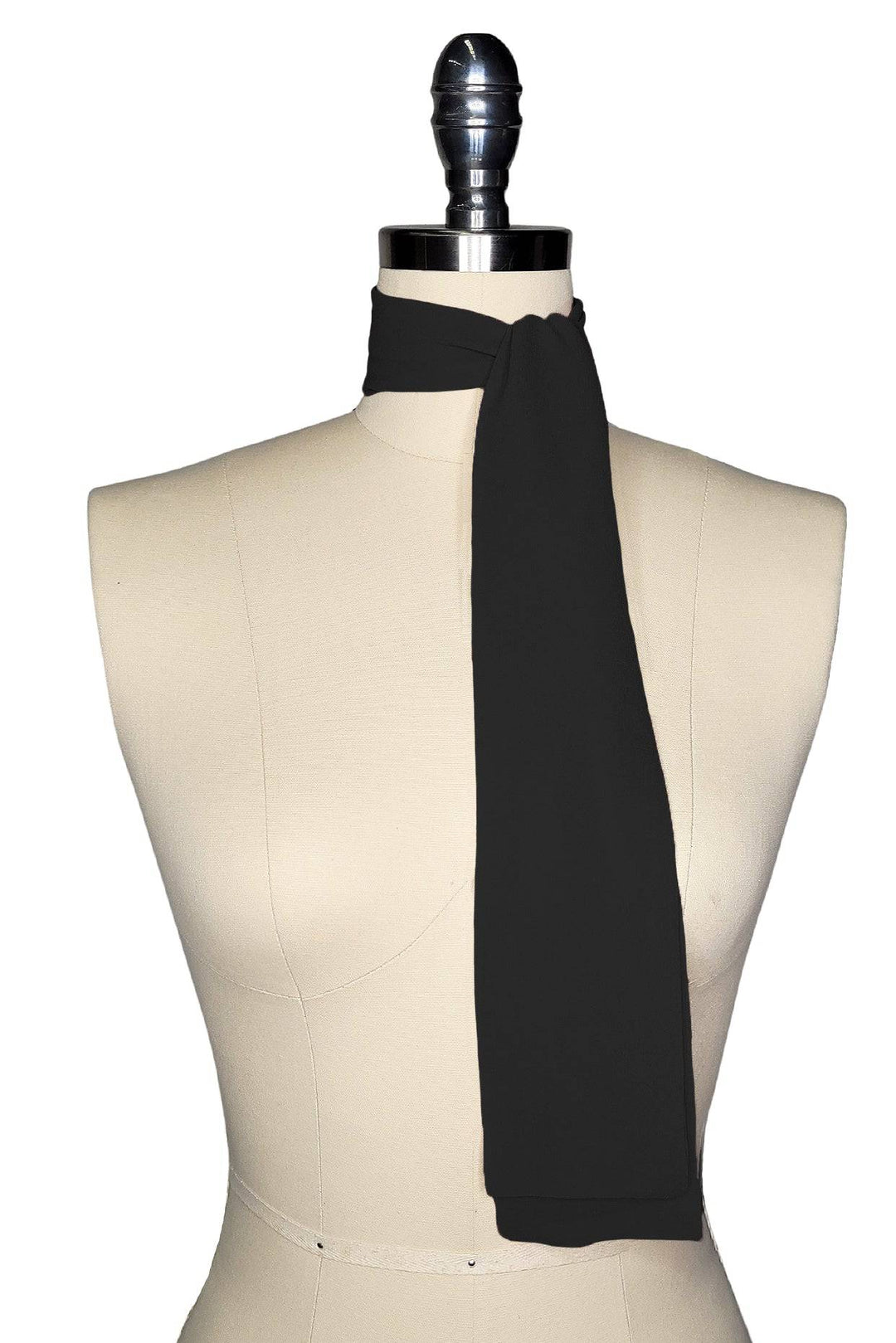 Florence Rectangle Scarf (Black) - Kitten D'Amour
