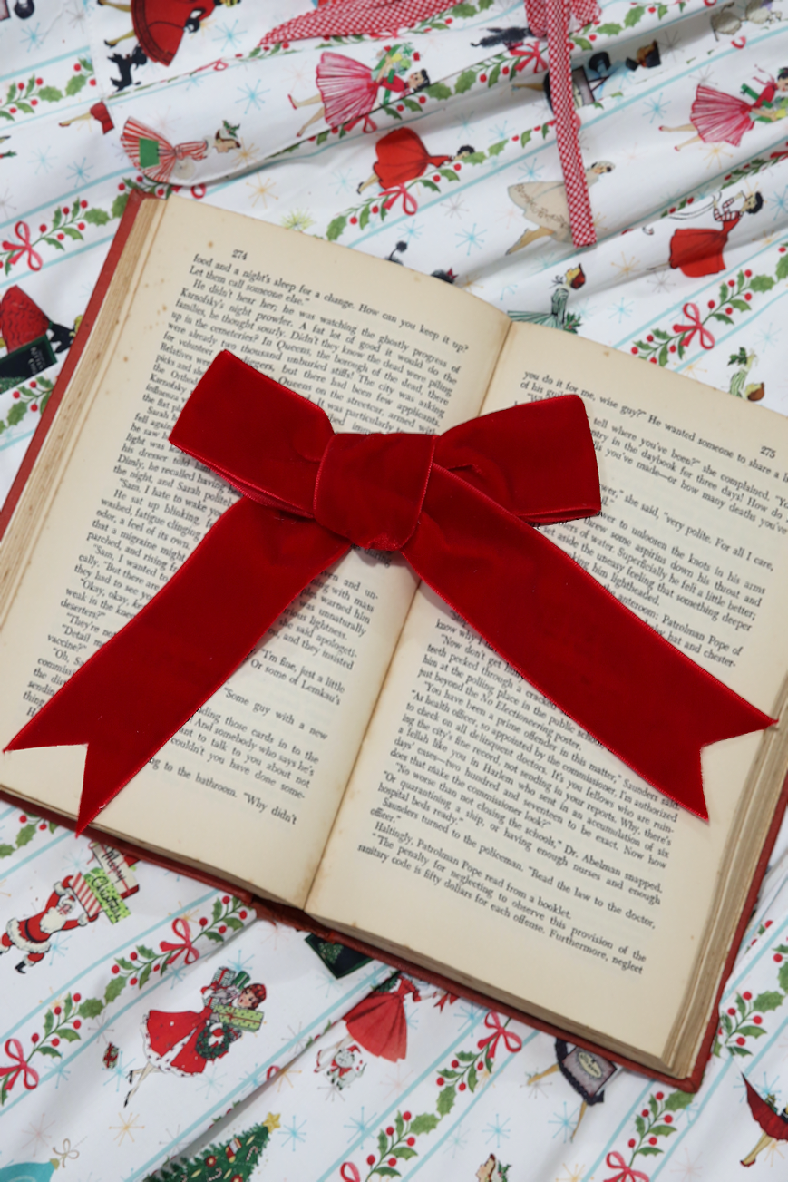 D'Amour Christmas 2022 Large Hair Bow - Kitten D'Amour