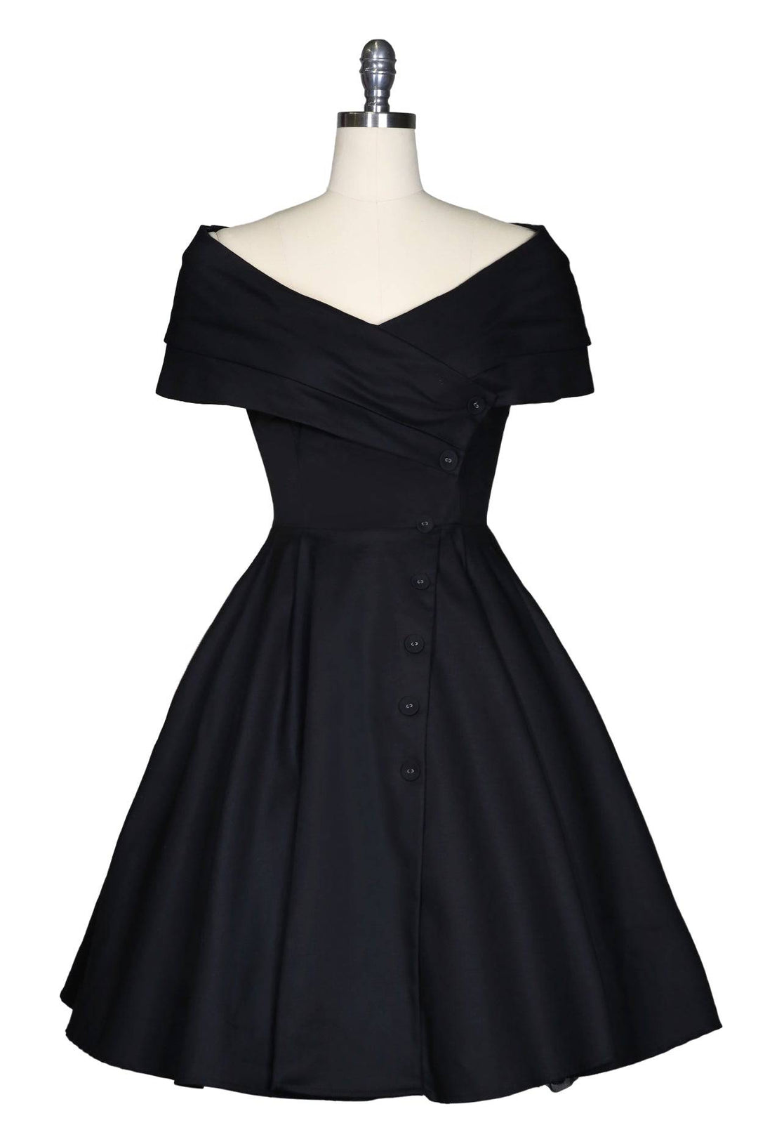 D'Amour L'Avenue Dress (Black) - Kitten D'Amour