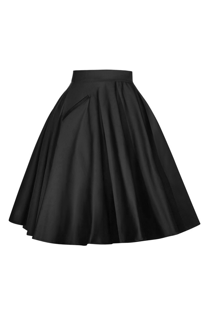 D'Amour 经典圆形半身裙（黑色）