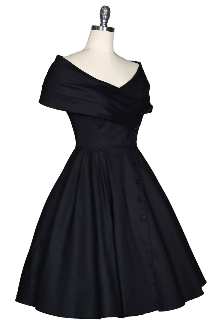 D'Amour L'Avenue Dress (Black) - Kitten D'Amour